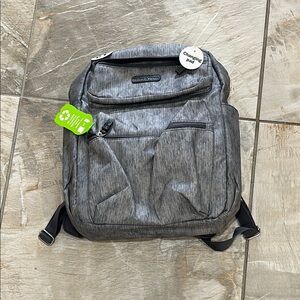 NWT Willow and Waves Gray Diaper Bag Backpack